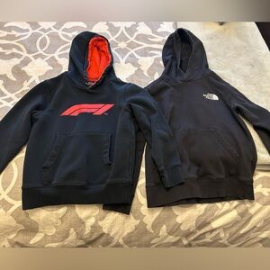Formula 1 and North Face Kids Hoodies